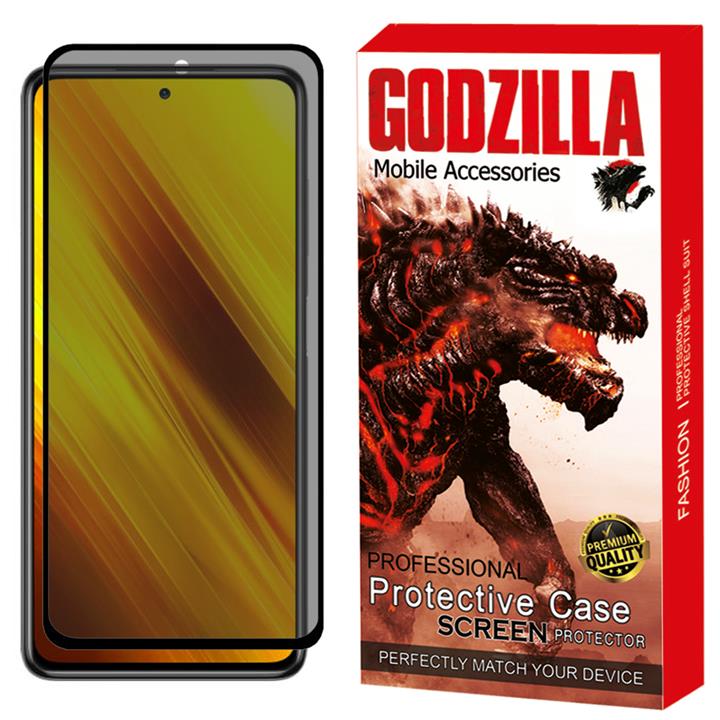 محافظ صفحه نمایش حریم شخصی گودزیلا مدل GGP مناسب برای گوشی موبایل شیائومی Poco F3 Godzilla GGP Privacy Screen Protector For Xiaomin Poco F3